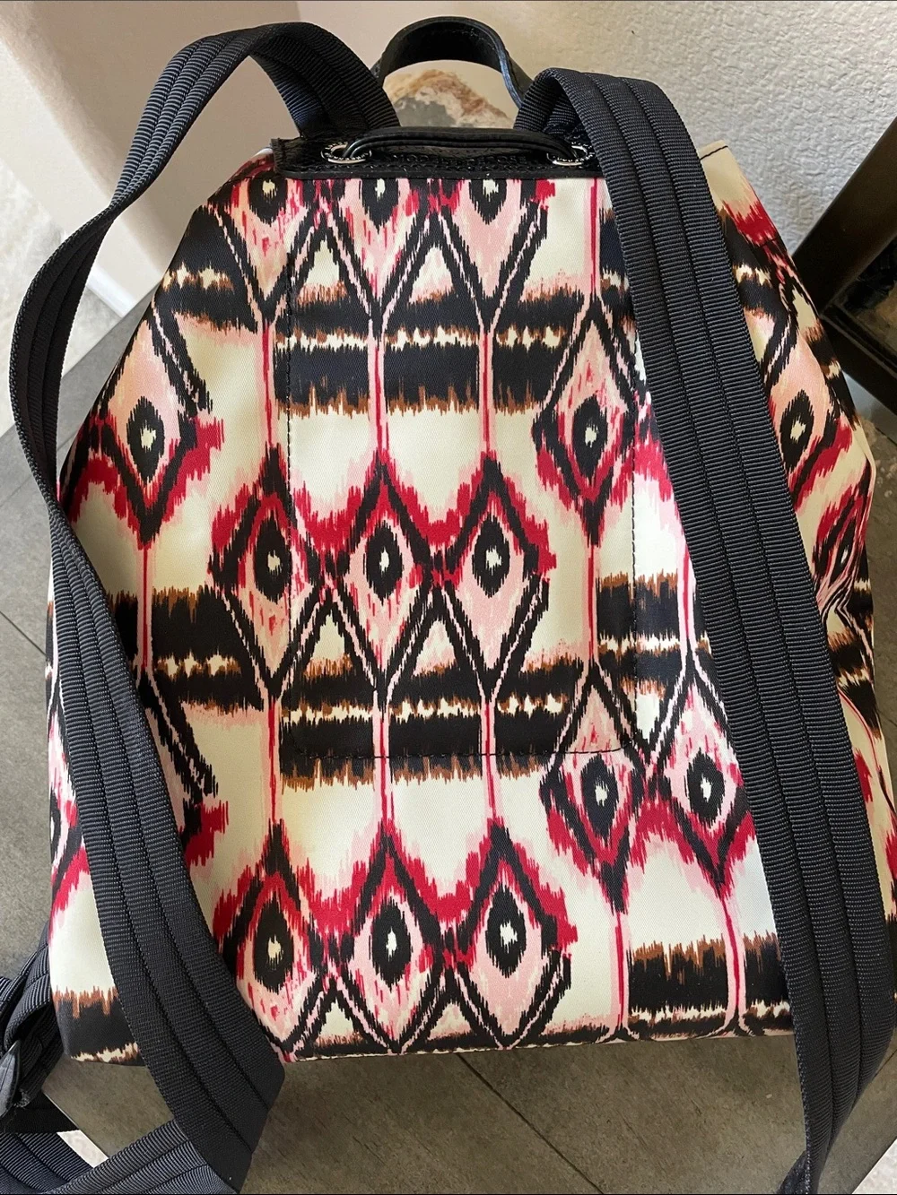 NWOT Longchamp graphic print backpack